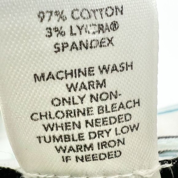 Ann Taylor Loft Top Womens 8 Blue Green White Pinstripe Long Sleeve - Picture 8 of 8